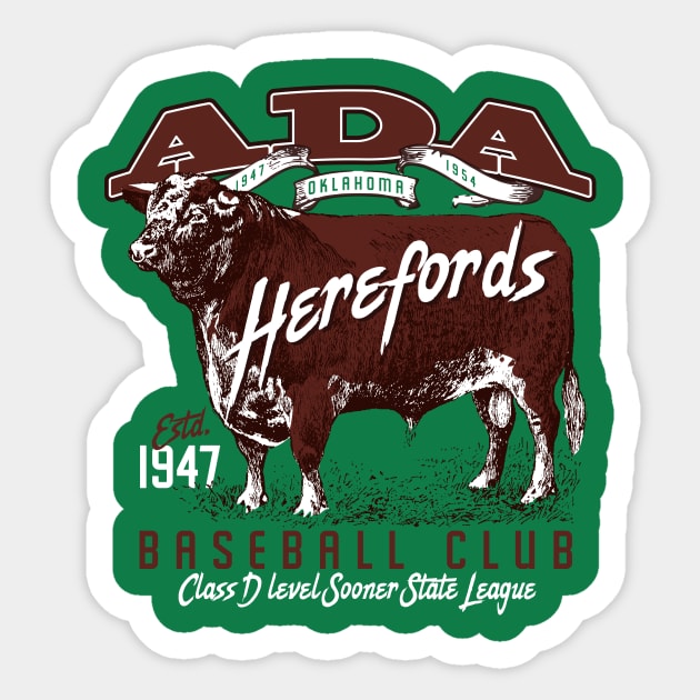 Ada Herefords Sticker by MindsparkCreative